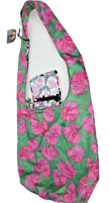 DVF Diane Von Furstenberg Reversible Tote Geranium Leaf/Poppy - Image 1 of 4