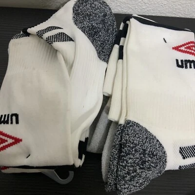 ⚽️ Umbro 4 pares de calcetines de fútbol hasta la rodilla - Juveniles, talla 2 🆕¡Como se muestra!!️ Foto 1 de 3