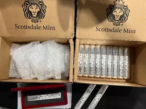 Barra de plata fundida Scottsdale 2024 Lucky Dragon🔥🐲🔥8,88 oz .999🐉🔥***NUEVA 2024*** - Imagen 1 de 10