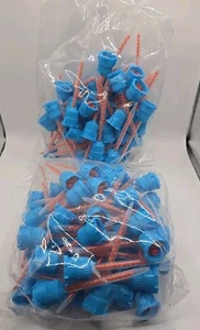 Orange/Blue Dental Impression Mixing Tips 50 pcs Each FDA Lot Of 2 - Picture 1 of 5