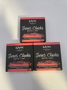 (3)NYX Professional Makeup Sweet Cheeks Matte Creamy Powder Blush - Day Dream - Picture 1 of 1