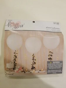 STUDIO HIS & HERS GIANT BALLOONS 36" 3 COUNT WEDDING PARTY IDEAS FREE S/H - Picture 1 of 5