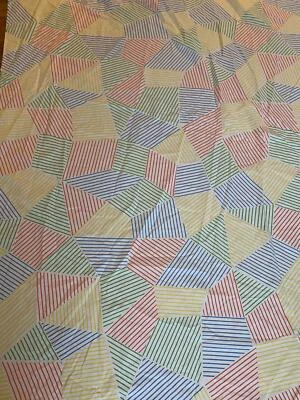 Sábana plana doble Marimekko 1982 de Dan Rivers en colores primarios Foto 1 de 4