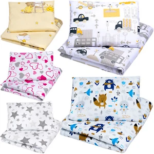 COT BED 2 PIECE BEDDING SET BABY TODDLER JUNIOR BED DUVET COVER PILLOWCASE - Picture 1 of 23
