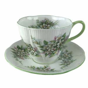 Plato de taza de té vintage Royal Albert Bone China Orange Blossom Time Inglaterra U40 - Imagen 1 de 6