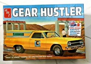 AMT 1/25 1965 CHEVY EL CAMINO " GEAR HUSTLER " PLASTIC MODEL CAR KIT # 1096 F/S - Picture 1 of 6