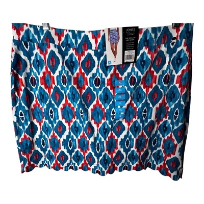 Skort Jones New York Signature bainha recortada tamanho XL fácil de puxar novo - Imagem 1 de 4
