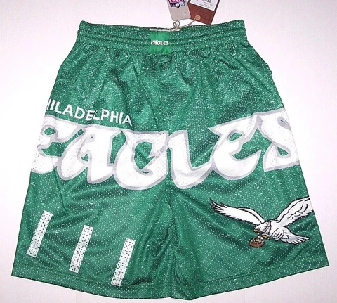 Philadelphia Eagles Throwback Active Shorts NFL Football Logo Philly New Youth Cover