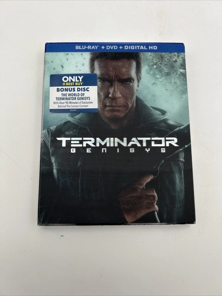 Terminator Genisys Best Buy Exclusive 3-Disc Version, Anamorphic Slipcover - New - Image 1 of 4