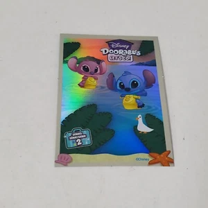 Disney Doorables Let's Go Postcard Make Waves Common Series 2 Stitch Angel Card - Picture 1 of 4