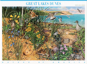 Scott #4352 Great Lakes Dunes (Nature Series) Sheet of 10 Stamps - MNH