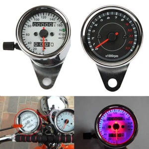 Velocímetro LED para moto tacómetro medidor para bobber chopper - Imagen 1 de 10