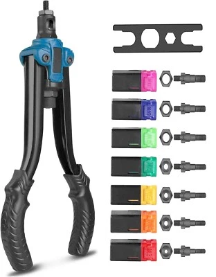 GENERICO REMACHADORA MANUAL DE TUERCAS DEM3, M4, M5, M6, M8, M10, M12 Tuerca de Remache