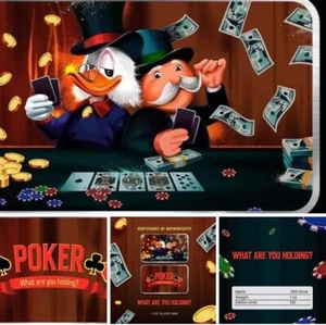 POKER What Are You Holding 🃏 2024 1 oz .999 Silver Scrooge Monopoly bar COA - Picture 1 of 5