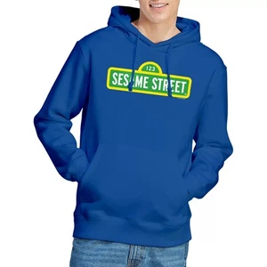 Sesame Street Logo Hoodie S-2XL, Royal - Picture 1 of 6