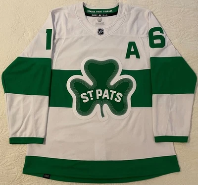 Mitch Marner 2024-25 Toronto Maple Leafs St Pats Hockey Jersey Size 54 - Image 1 of 4