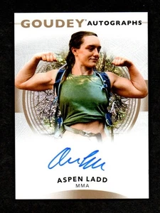 Autógrafo Goodwin Champions Goudey 2022 Aspen Ladd UFC MMA - Imagen 1 de 2
