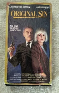 Original Sin - 1989 - VHS - Charlton Heston, Ann Jillian, Robert Desiderio - Picture 1 of 3