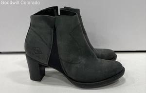 P-L-D-M By Palladium Womens Gray Round Toe Block Heel Ankle Booties Sz 39 Us 8.5 - Picture 1 of 6