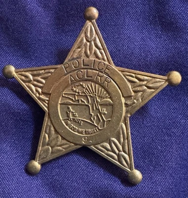 Insignia de policía ferroviaria de la costa atlántica ACLRR 9 Foto 1 de 4