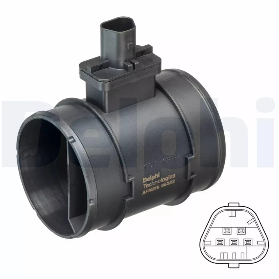 Mass Air Flow Meter MAF DELPHI Fits OPEL Meriva B VAUXHALL 10-17 836456 - Image 1 of 1