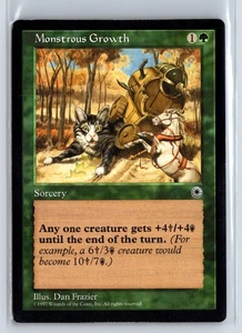 MONSTROUS GROWTH 173† – MTG Magic the Gathering Card – Portal – Common - Picture 1 of 6