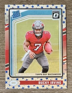 2024 Donruss Optic Bucky Irving Blue Stars Holo SP Rated Rookie Buccaneers - Picture 1 of 2