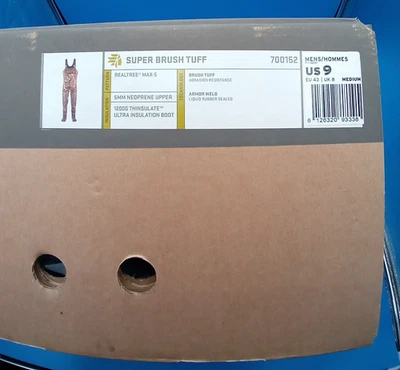 LaCrosse - Men's Super Brush Tuff - 700152 - Realtree Max-5 - 1200G - Size 9 - Image 1 of 4