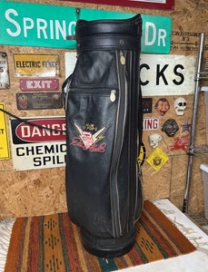 RARO Vintage Dale Earnhardt Sr. Bolsa de golf Burton Leather Mom N Pop’s NASCAR - Imagen 1 de 24
