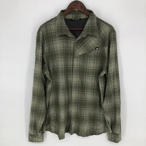 Outdoor Research Mens Astroman US Sun Shirt XL TG Plaid Button Green READ - Picture 1 of 13