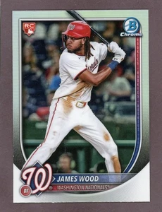 2025 Bowman Chrome RED ROOKIE Logo James Wood RC #29 Washington Nationals - Bild 1 von 2