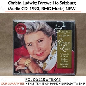Christa Ludwig: Farewell to Salzburg (Audio CD, 1993, BMG Music) NEW - Foto 1 di 8