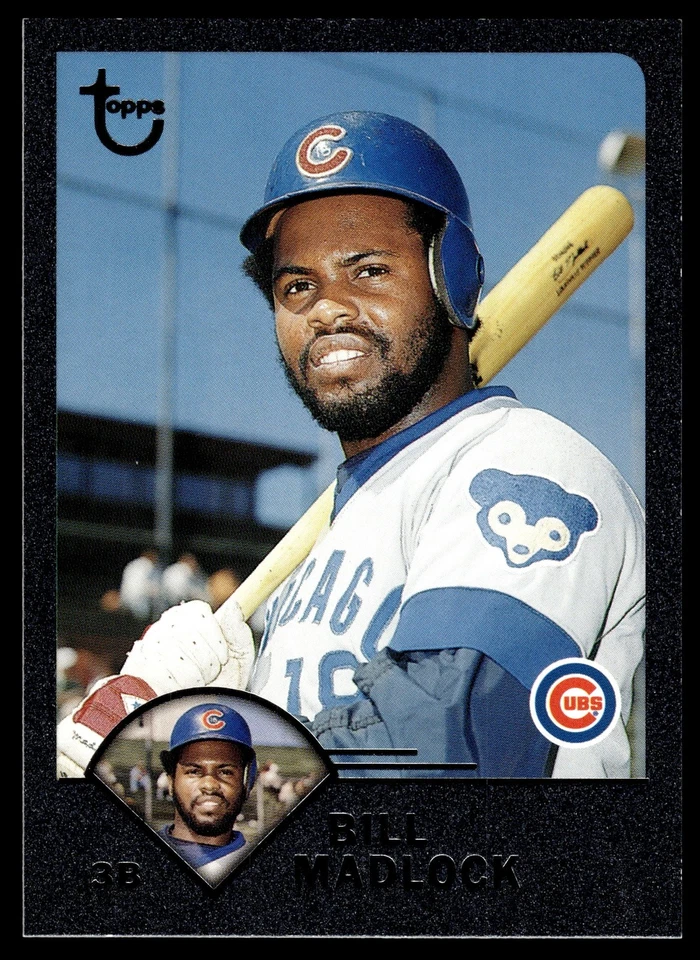 Bill Madlock Chicago Cubs 2003 Topps Retired Signature Black #98 SN /99 - Image 1 of 2