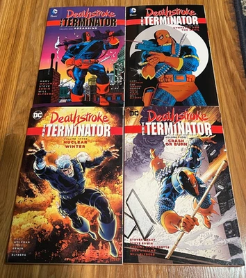 DEATHSTROKE THE TERMINATOR TPB Lot Vol 1-4 Wolfman Grant Erwin Perez 1 2 3 4 - Image 1 of 2