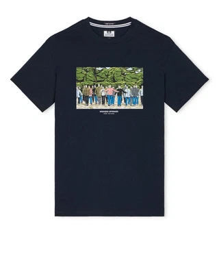 T-shirt WEEKEND OFFENDER GSE Graphic T-Shirt Blu Navy - Imagen 1 de 2