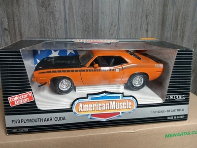 Plymouth Cuda 1970 AAR 1/18 Ertl American Muscle diecast naranja Mopar nuevo  Foto 1 de 4