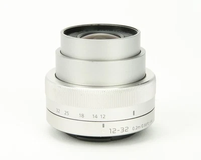 Panasonic Lumix G Vario 12-32mm f/3.5-5.6 ASPH. MEGA O.I.S. Lens (Silver) FAULTY - Image 1 of 4