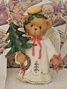 Cherished Teddies Ariel - Angel with Tree - Christmas Edition 2000 - Picture 1 of 5