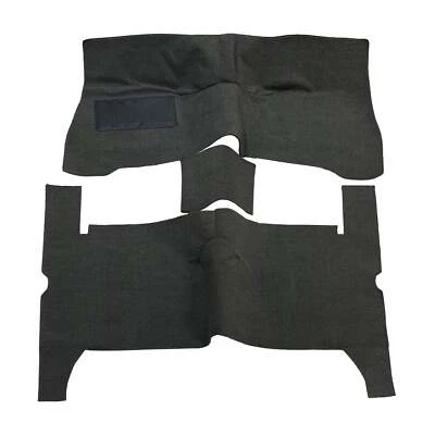 Buick Super Front and Rear Carpet Kit 1950-1953 4 Door Black Grey Tan - Image 1 of 4
