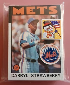 New York Mets 1980's Christmas Fun Baseball Card Lot (33) Strawberry • Gooden ++ - Picture 1 of 9