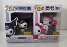 Hello Kitty #84 & Kuromi #85 With Balloons HT Exclusive Funko Pop In Hand
