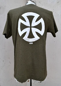 Vans x Independent Shirt kariert eisernes Kreuz Erwachsene Größe Large - Bild 1 von 4