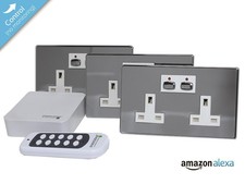 Energenie Mi|Home Smart Chrome Socket Bundle