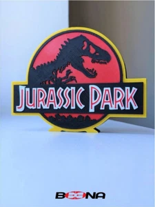  JURASSIC PARK   logo display Beena Studio - Picture 1 of 3