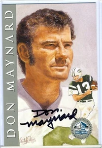 Don Maynard 1998 HOF Hall Fame Signature Series Platinum /2500 Autograph Auto - Picture 1 of 1