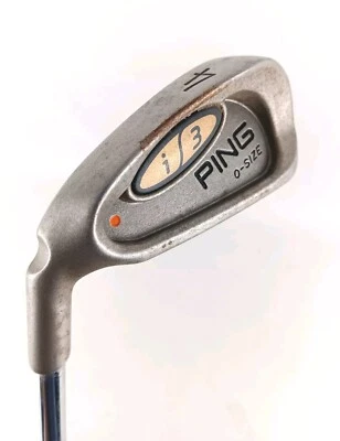 Ping i3 O-size 4 Iron Left Handed Orange Dot Cushin JZ Stiff Flex Steel Shaft - Image 1 of 4