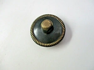 YCK1406 Round 1-5/16" 33mm Dark Brass Rosette For Drop Bail Pull Repair 1 MCM - Picture 1 of 5