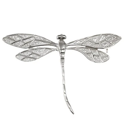 Sterling Silver dragonfly pin brooch with presentation gift box - Image 1 of 4