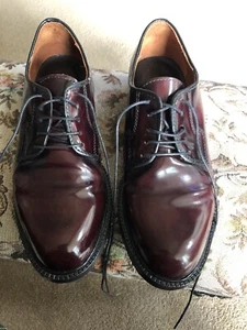 Ramirez Mens Brown Patent Leather Lace Up Shoes Size 41/42 - Picture 1 of 8