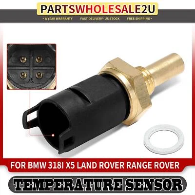 Sensor de temperatura del refrigerante del motor para BMW 318i X5 528i M3 Land Rover Discovery Foto 1 de 4